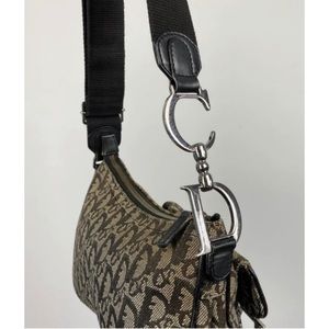 Dior saddle monogram messenger bag